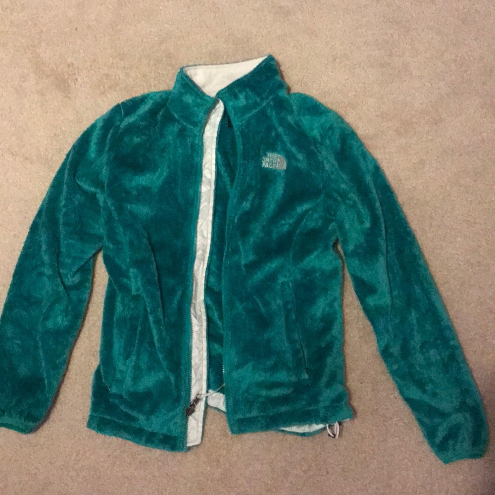 Teal North Face Jacket